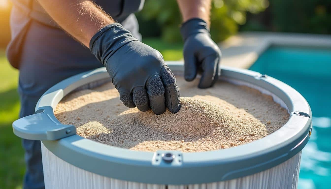 Illustration: Comprendre le rôle du sable dans le filtre de piscine et son fonctionnement
