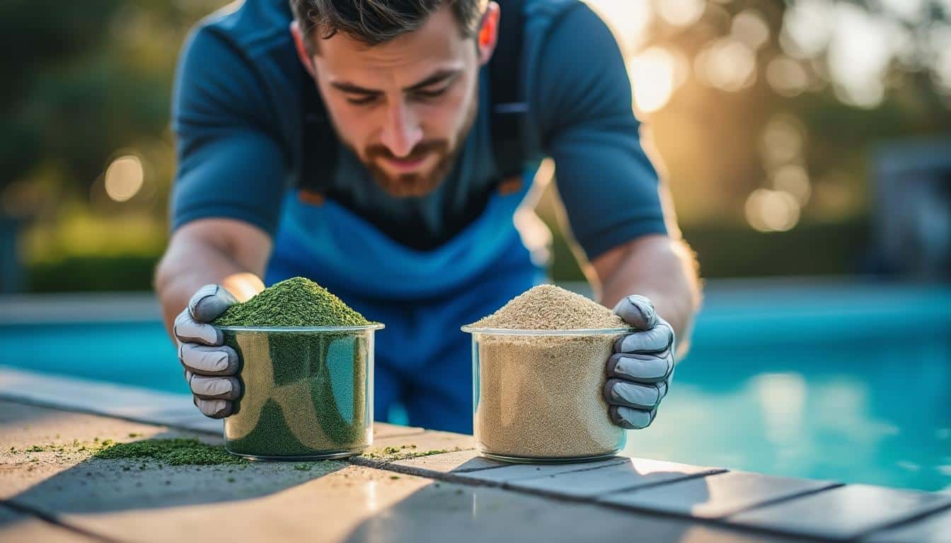 Illustration: Définition du verre filtrant et comparaison avec le sable pour filtre de piscine