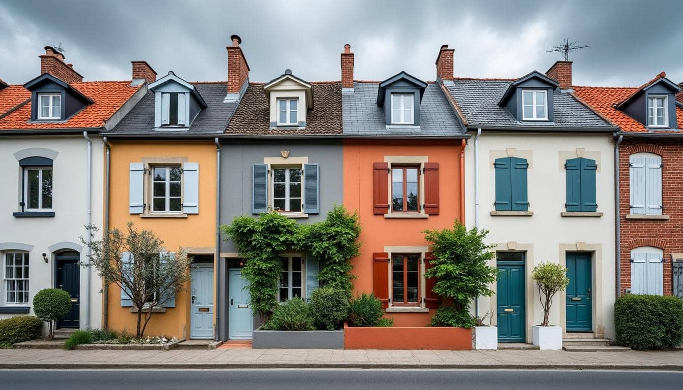 Illustration: Les tendances actuelles en couleurs de façades de maison