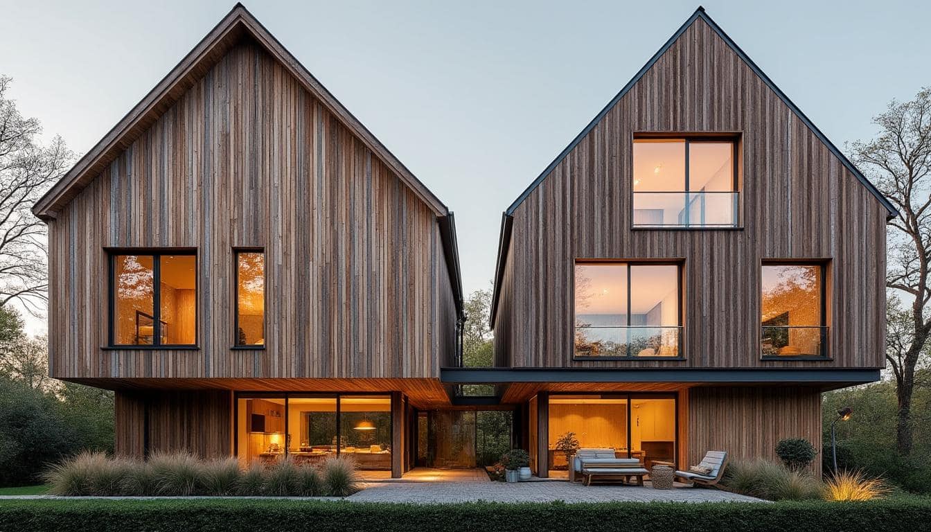 Illustration: Les différentes options de bardage bois pour la façade de maison