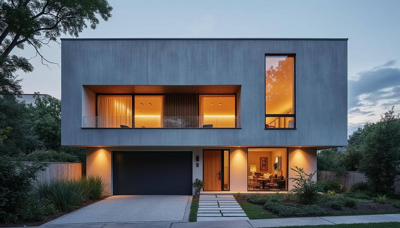 Illustration: Définition et spécificités de la façade de maison en gris perle