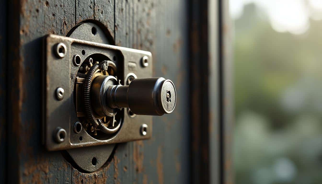 Illustration: Définition et principes du mécanisme de serrure de porte