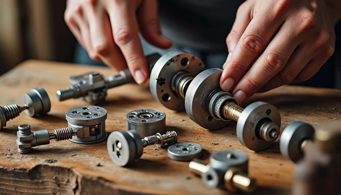 Illustration: Les différents types de mécanismes de serrure de porte et leur fonctionnement