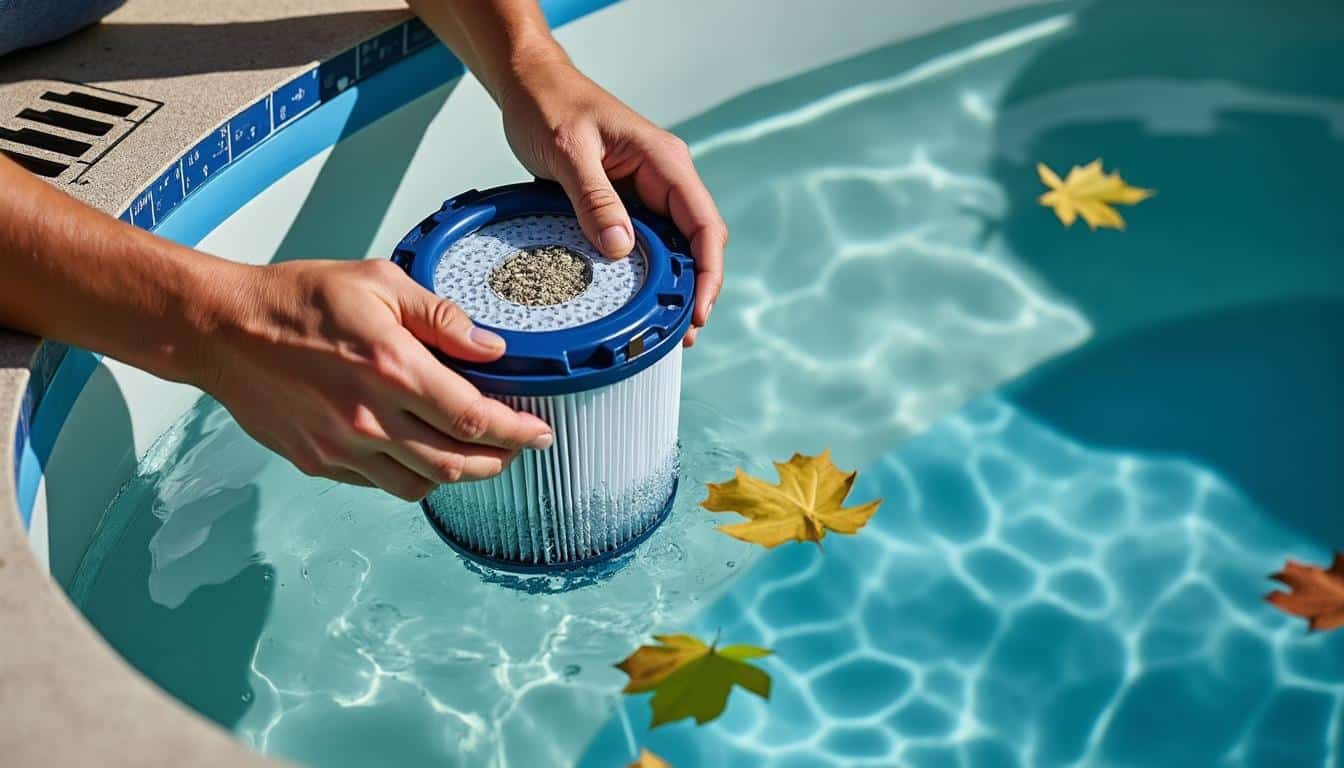 Illustration: Importance du nettoyage du filtre de piscine pour la qualité de l’eau