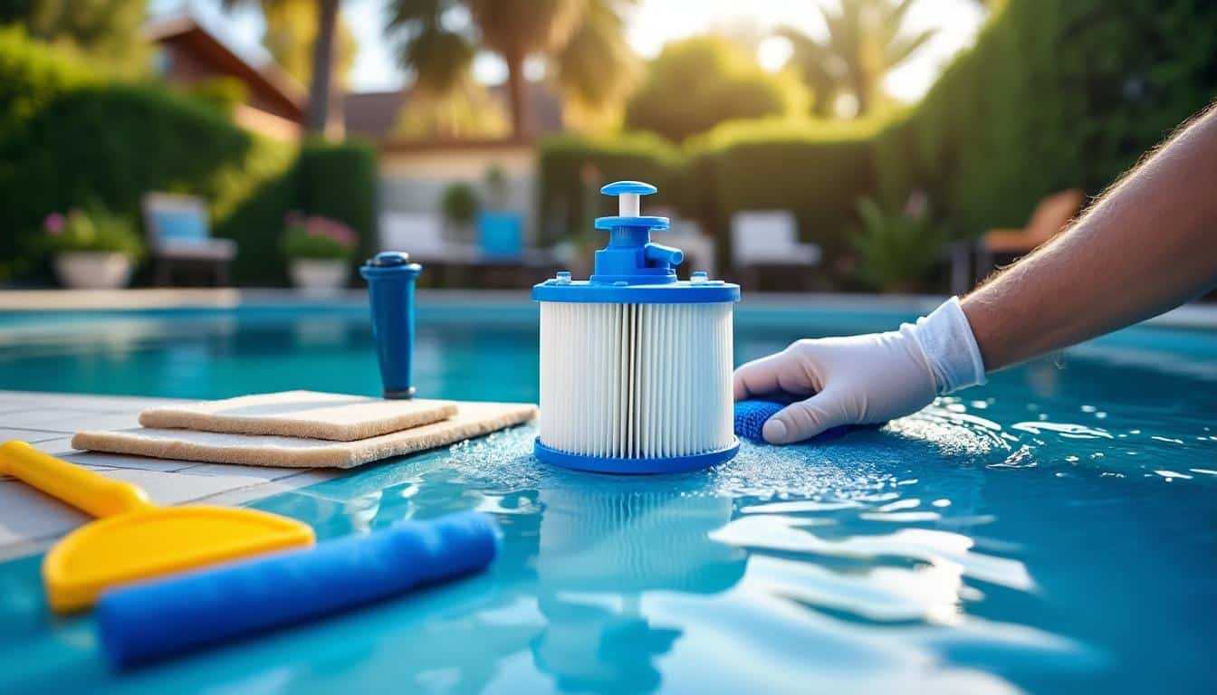 Illustration: Comprendre les différents types de filtres de piscine et leur entretien