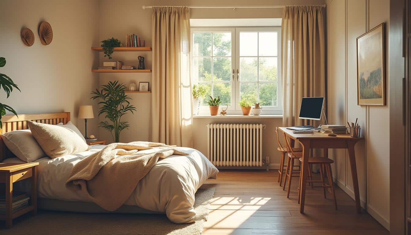 Illustration: Présentation des différents types de radiateurs électriques adaptés à la chambre