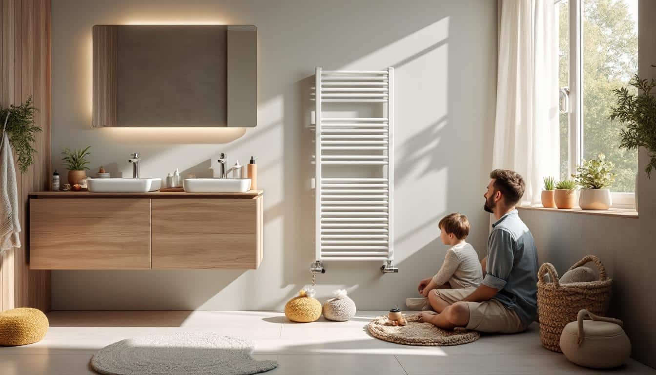 Illustration: Comprendre le rôle du radiateur électrique dans la salle de bain