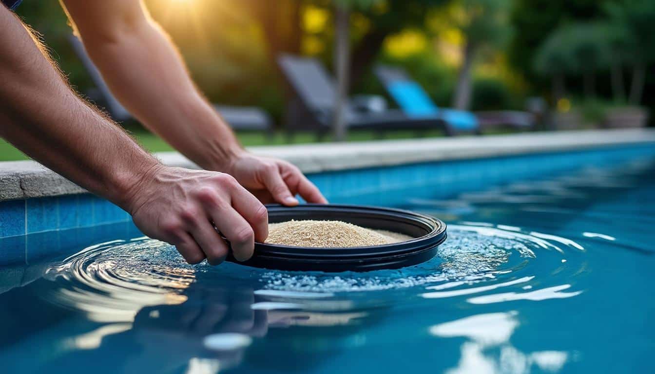 Illustration: Comprendre le rôle du sable dans le filtre de piscine
