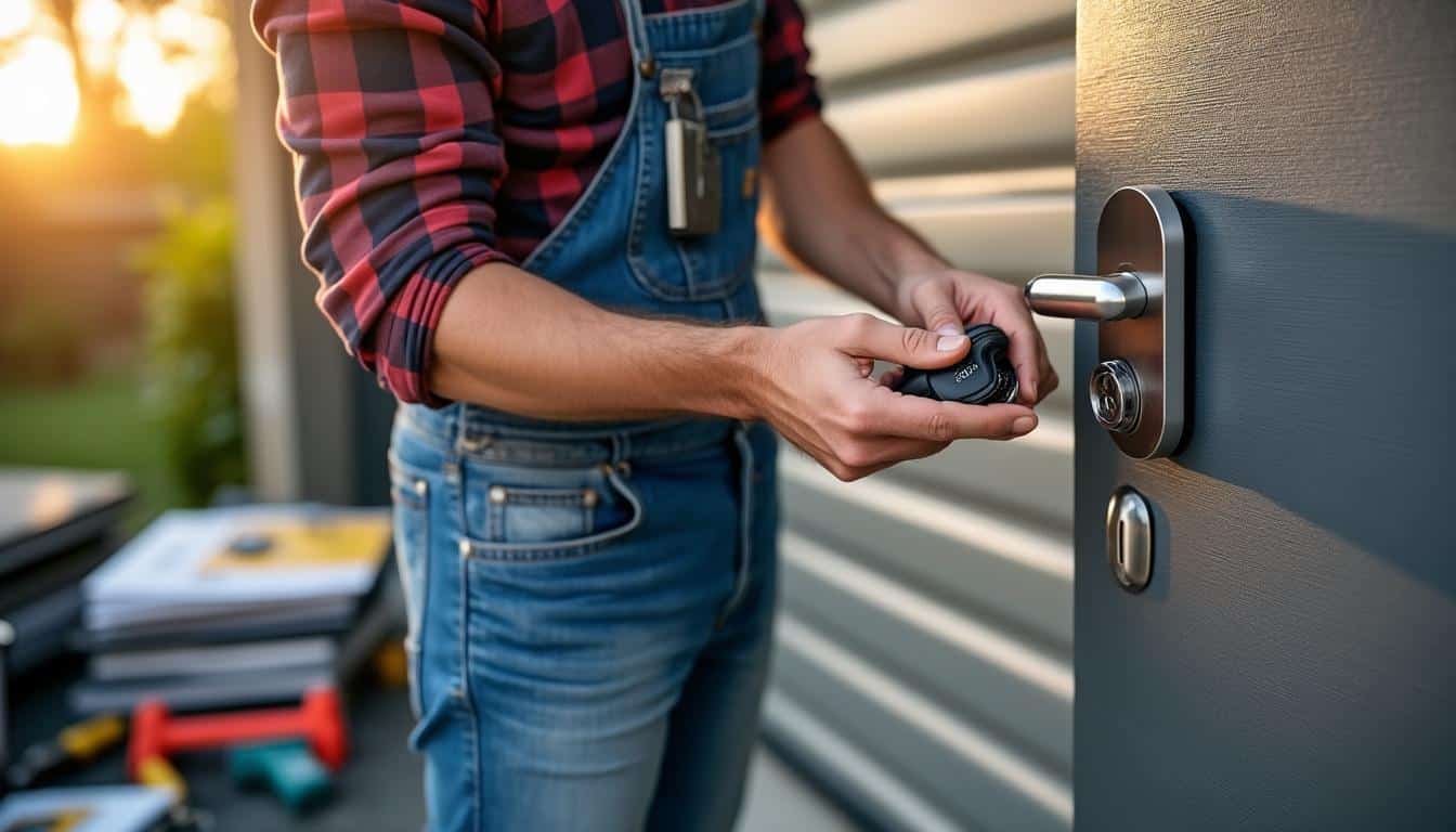 Illustration: Choisir le bon modèle de serrure pour une porte de garage basculante