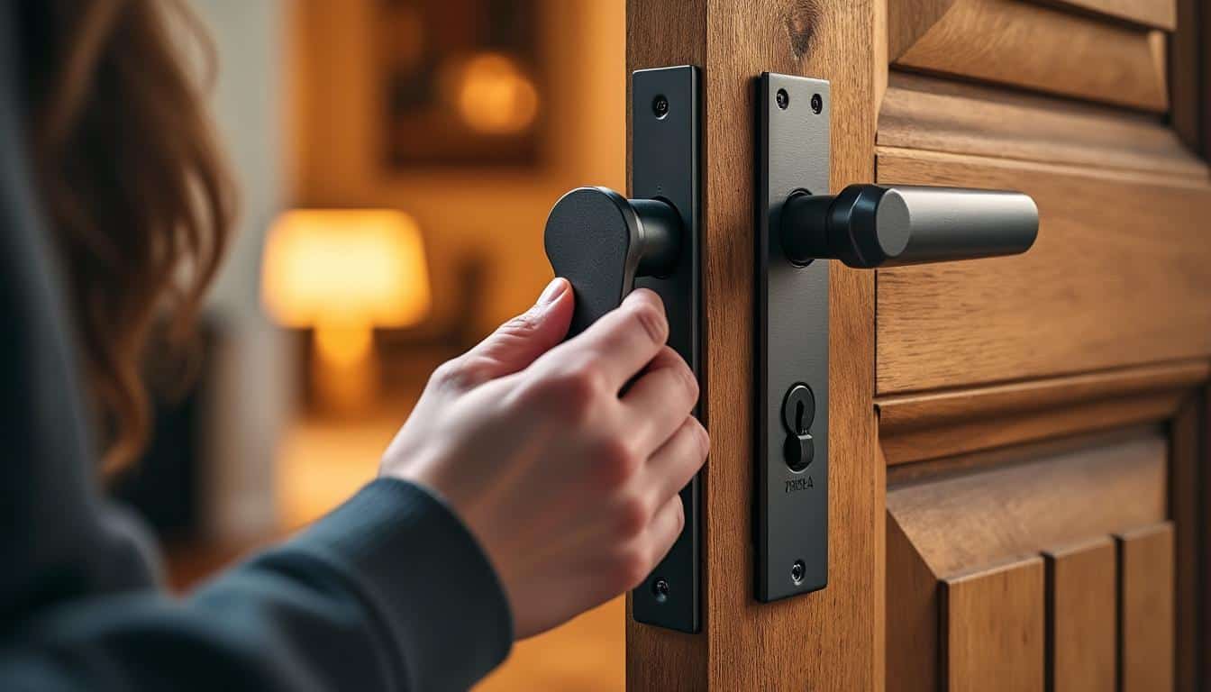 Illustration: Les avantages et inconvénients d’une serrure de porte d’entrée à 3 points