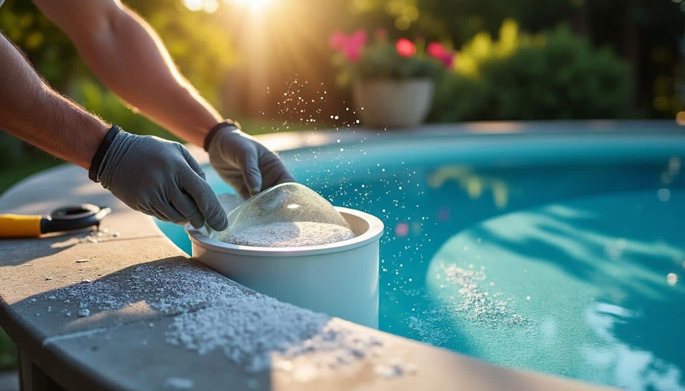 Illustration: Installer et entretenir du verre pour filtre à sable de piscine : guide pratique
