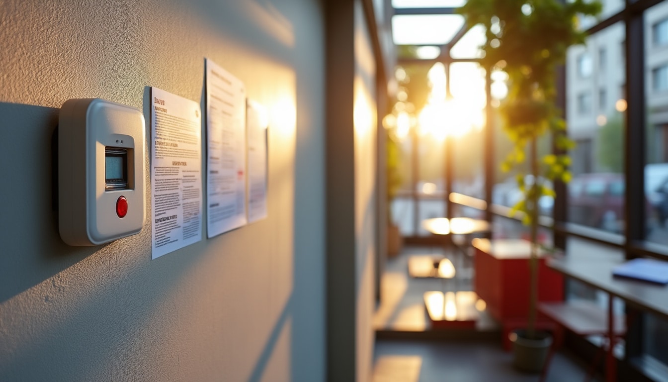 Illustration: Réglementation et normes pour l’installation d’une alarme incendie de type 4