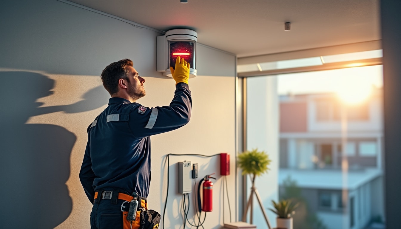 Illustration: Fonctionnement et principes des systèmes d’alarmes incendie