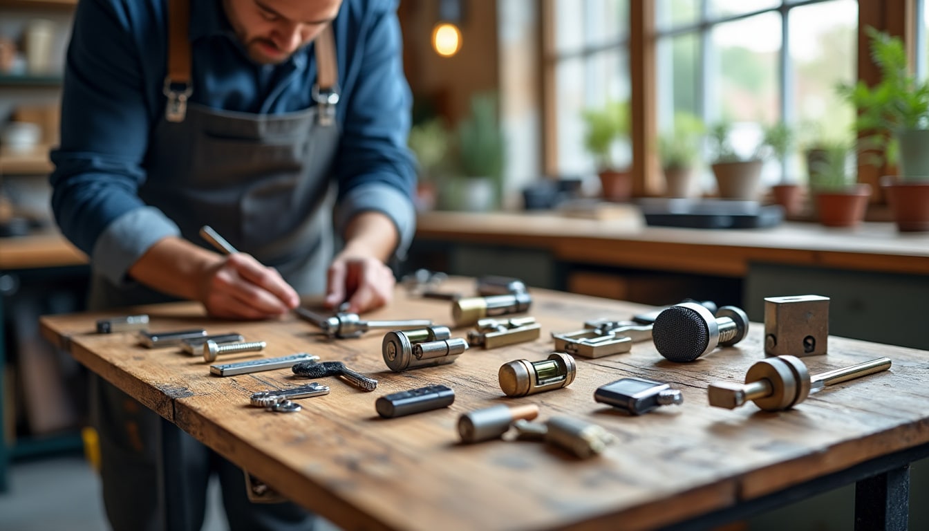 Illustration: Comprendre les différents types de serrure de porte et leurs spécificités