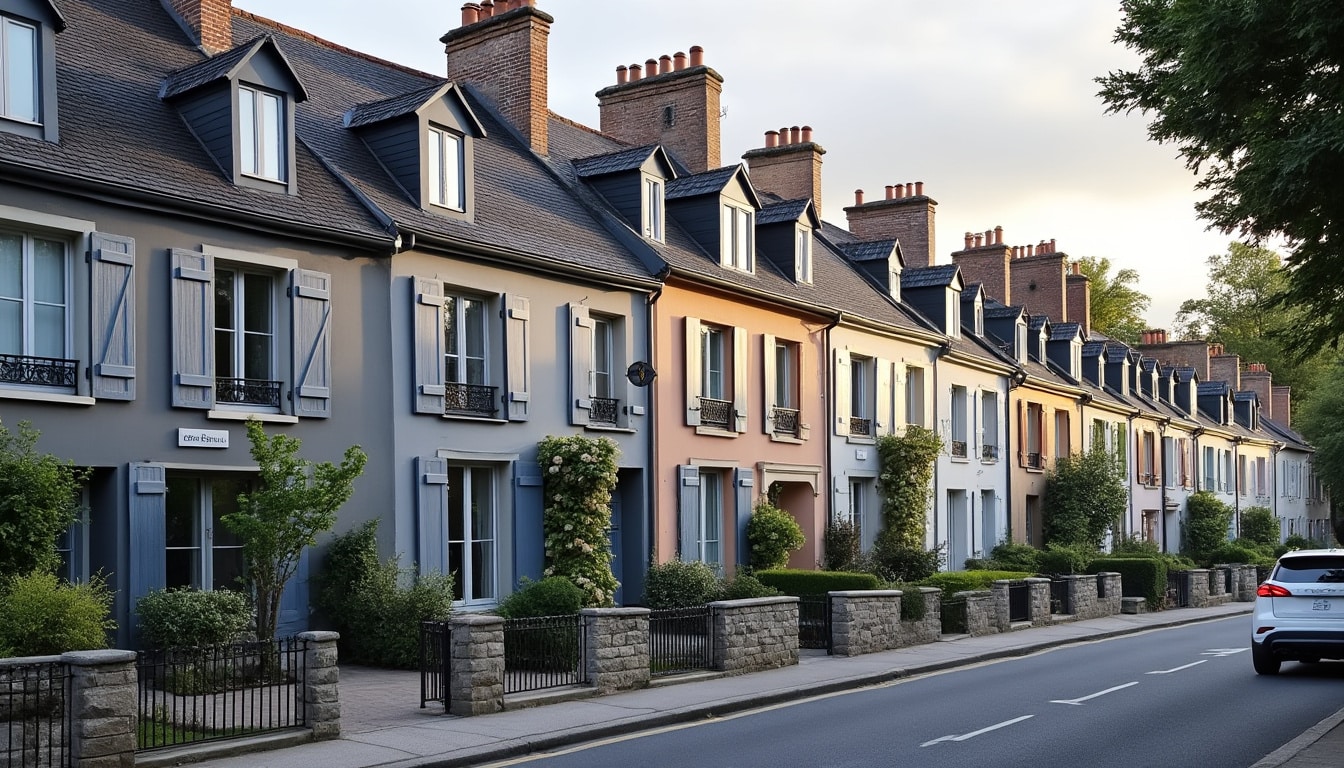 Illustration: Définition d’une maison à façade grise et présentation des différents tons de gris