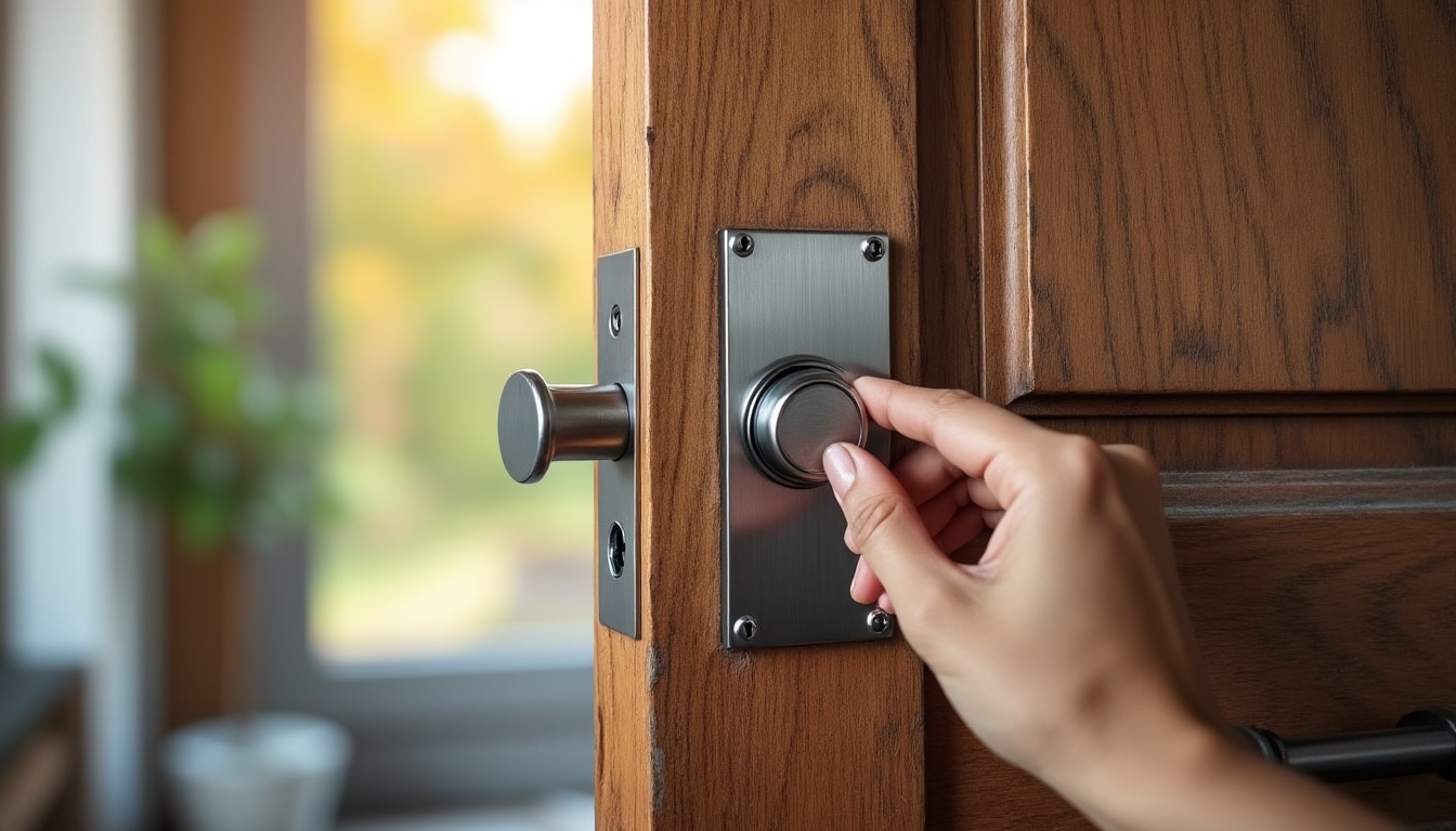 Illustration: Définition et rôle d’une poignée de porte avec serrure