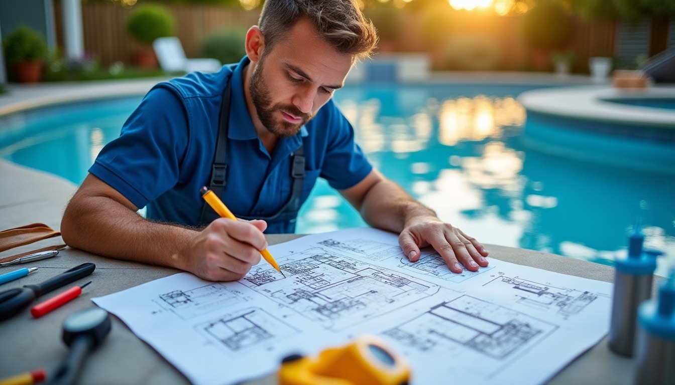 Illustration: Lecture et fonctionnement du schéma du filtre de piscine : étapes et variantes selon le type de bassin