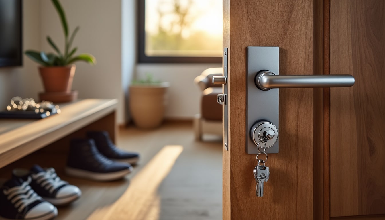 Illustration: Les avantages et inconvénients de la serrure de porte 3 points