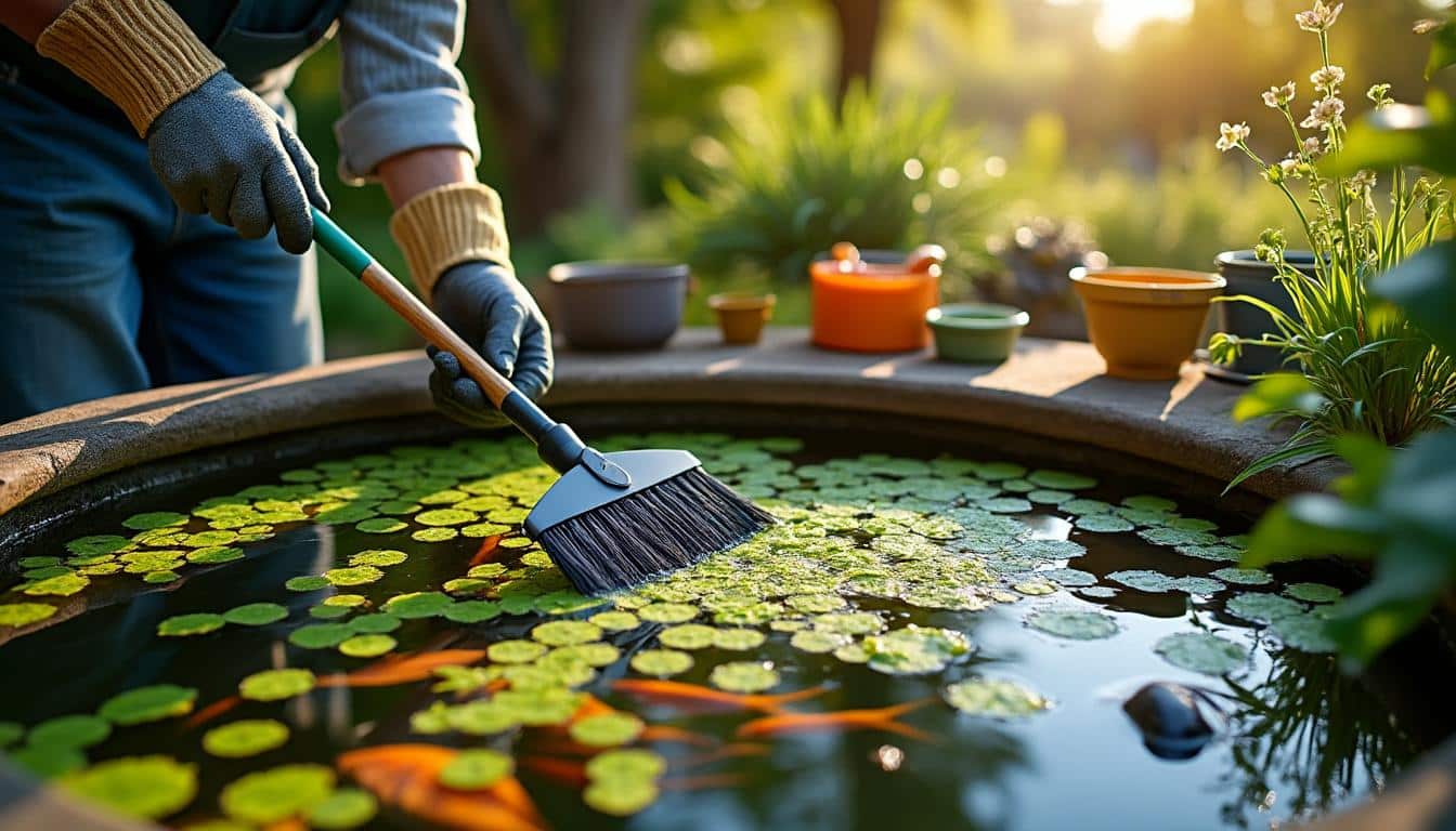 Illustration: Comprendre le développement des algues dans un bassin : les clés pour un équilibre durable