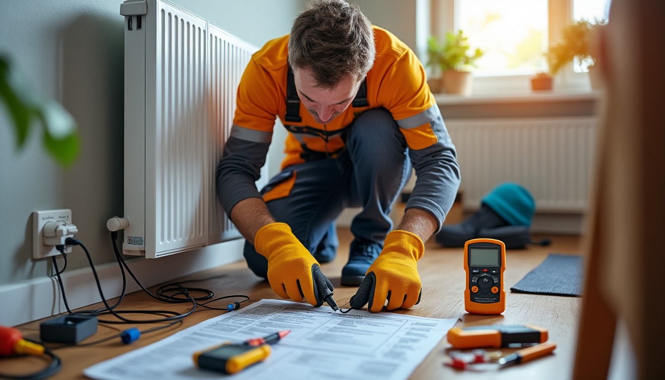 Illustration: Comprendre le branchement d’un radiateur électrique sans fil pilote : principes, enjeux et sécurité