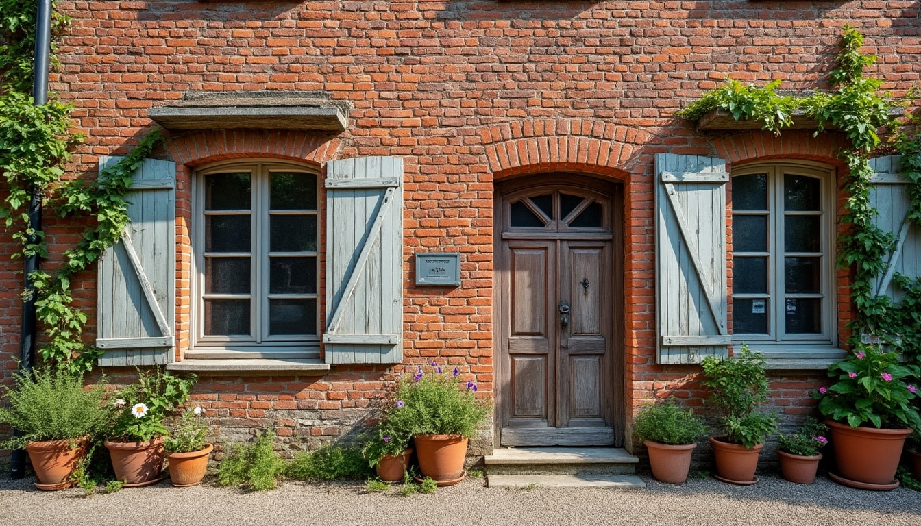 Illustration: Définition et spécificités d’une façade de maison en brique