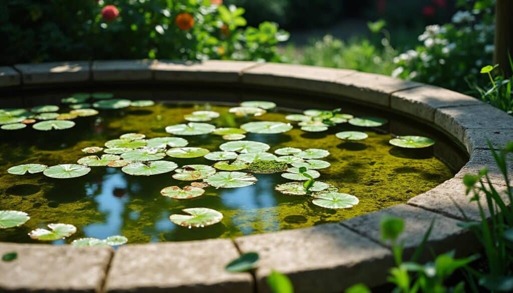Algues dans le bassin au soleil direct : causes et solutions clés