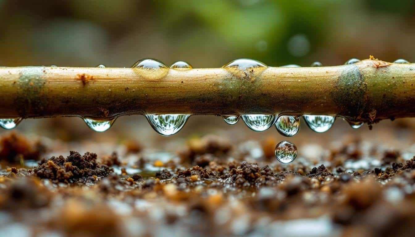 Arrosage goutte à goutte du bambou : impact sur les racines