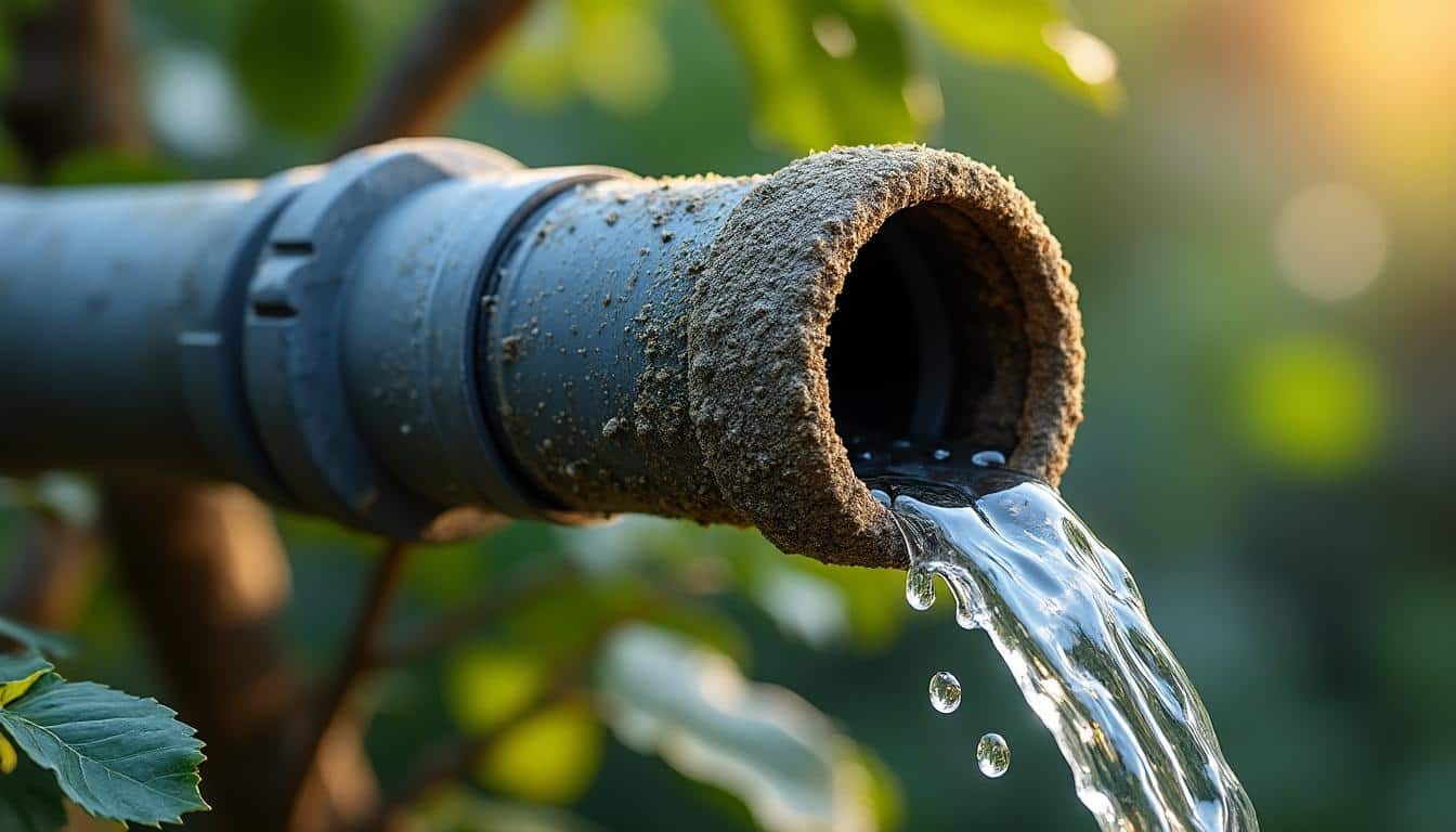 Illustration: Comprendre les causes des bouchons dans une ligne d’arrosage goutte à goutte