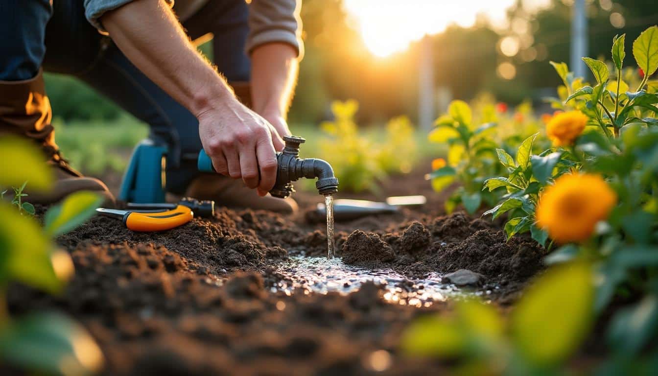 Illustration: Comprendre les défis de l’arrosage goutte-à-goutte face aux fuites et aux raccords