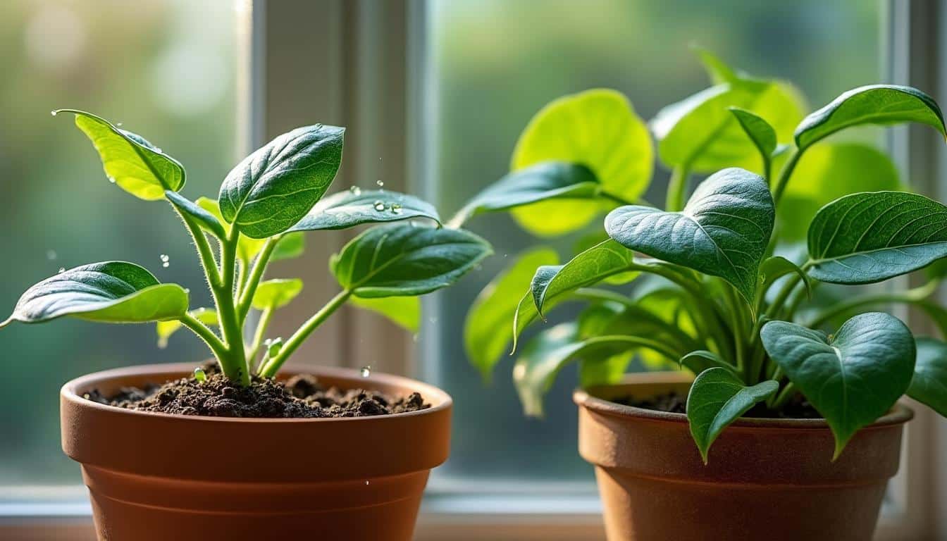 Illustration: Détecter la soif et le stress hydrique chez les plantes : signaux et conséquences