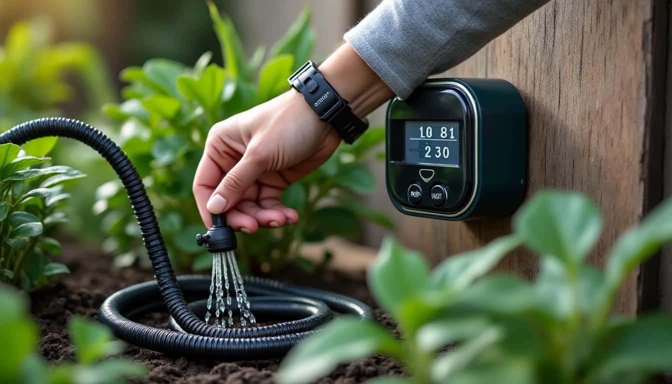 Arrosage goutte à goutte : programmateur en panne, comment faire un reset ?