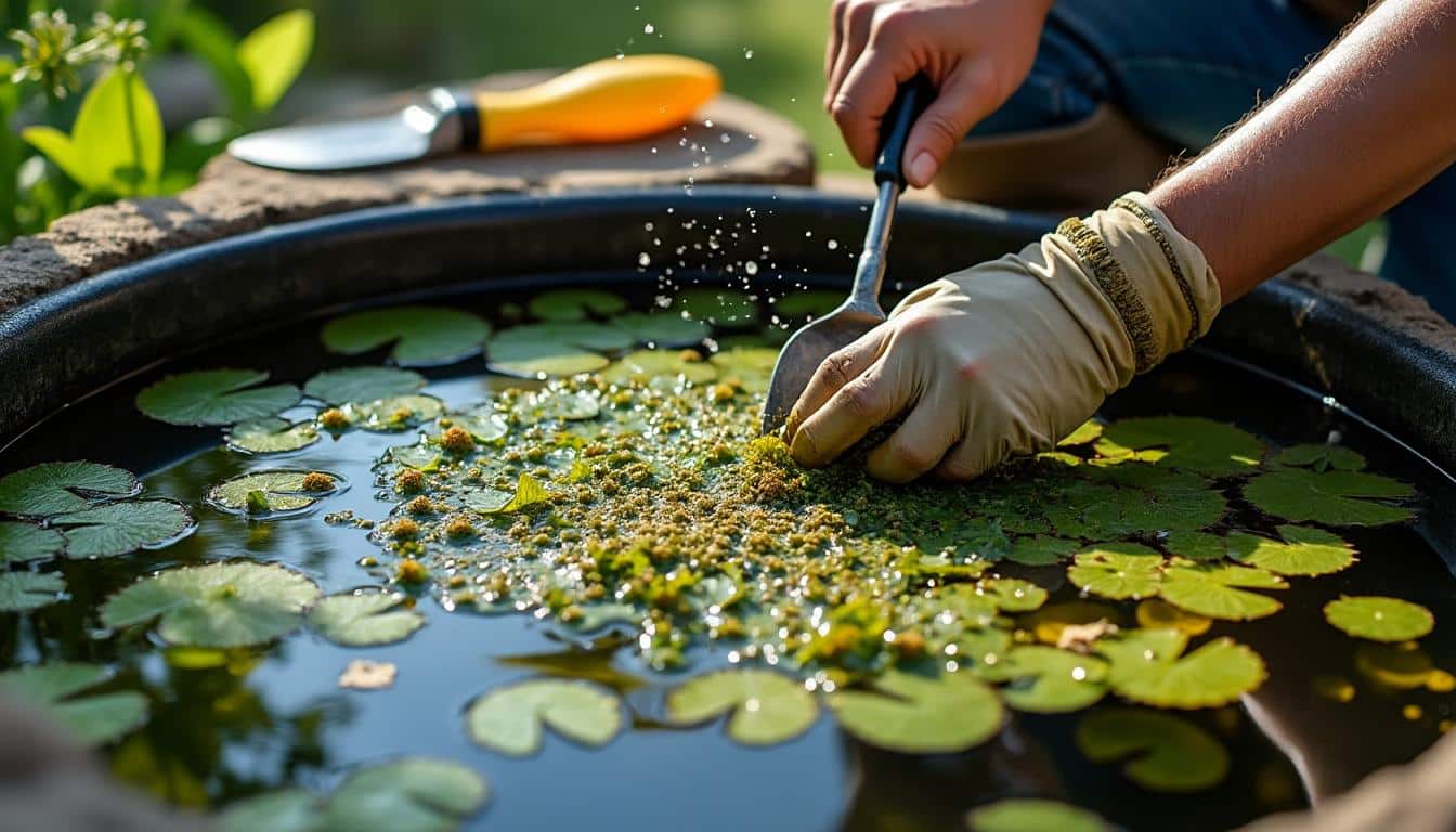 Algue bassin : filtre bouché et entretien efficace à adopter