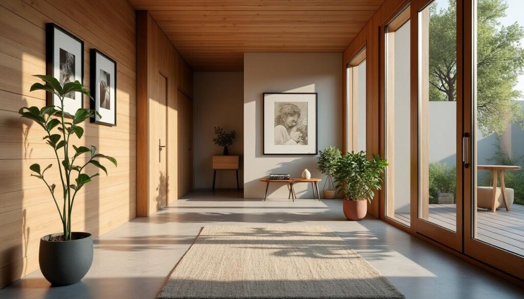 Lambris dans le couloir : idées et conseils pour une déco chaleureuse