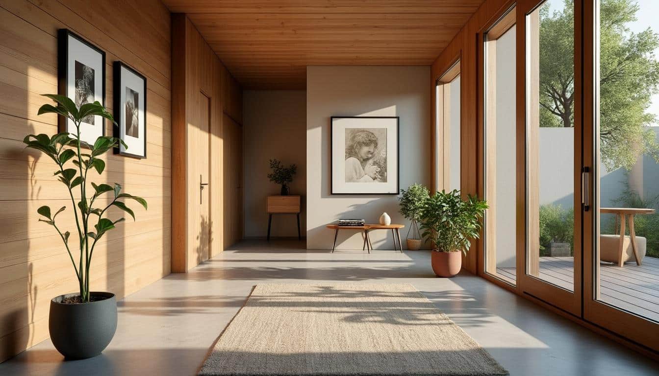 Lambris dans le couloir : idées et conseils pour une déco chaleureuse