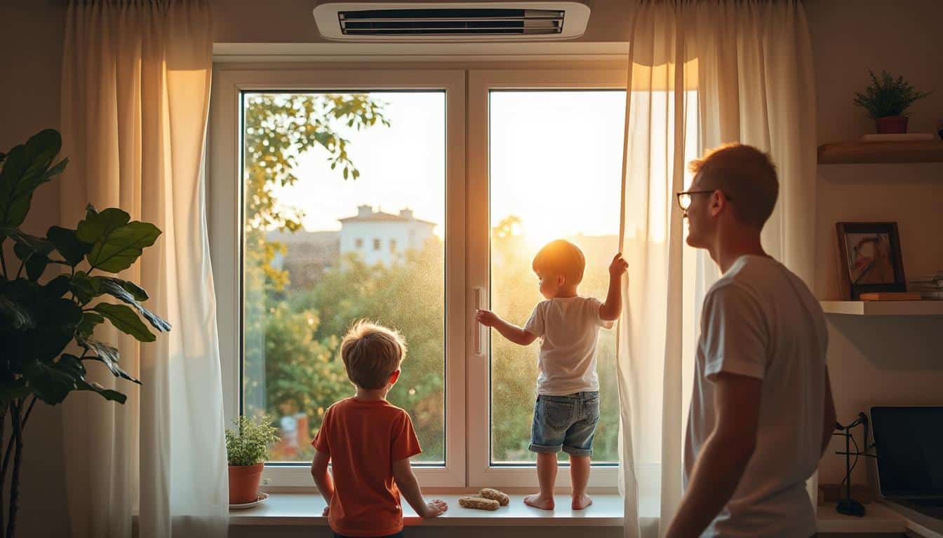 Illustration: Pourquoi un aérateur sur la fenêtre est essentiel pour la qualité de l’air intérieur