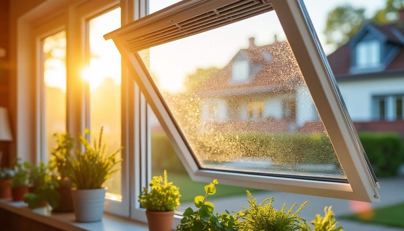 Illustration: Comprendre le rôle essentiel de l’aération dans une fenêtre en PVC