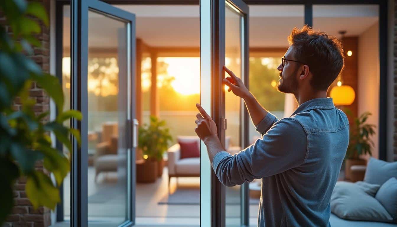 Illustration: Comprendre les composants essentiels d’une porte-fenêtre en PVC et autres matériaux