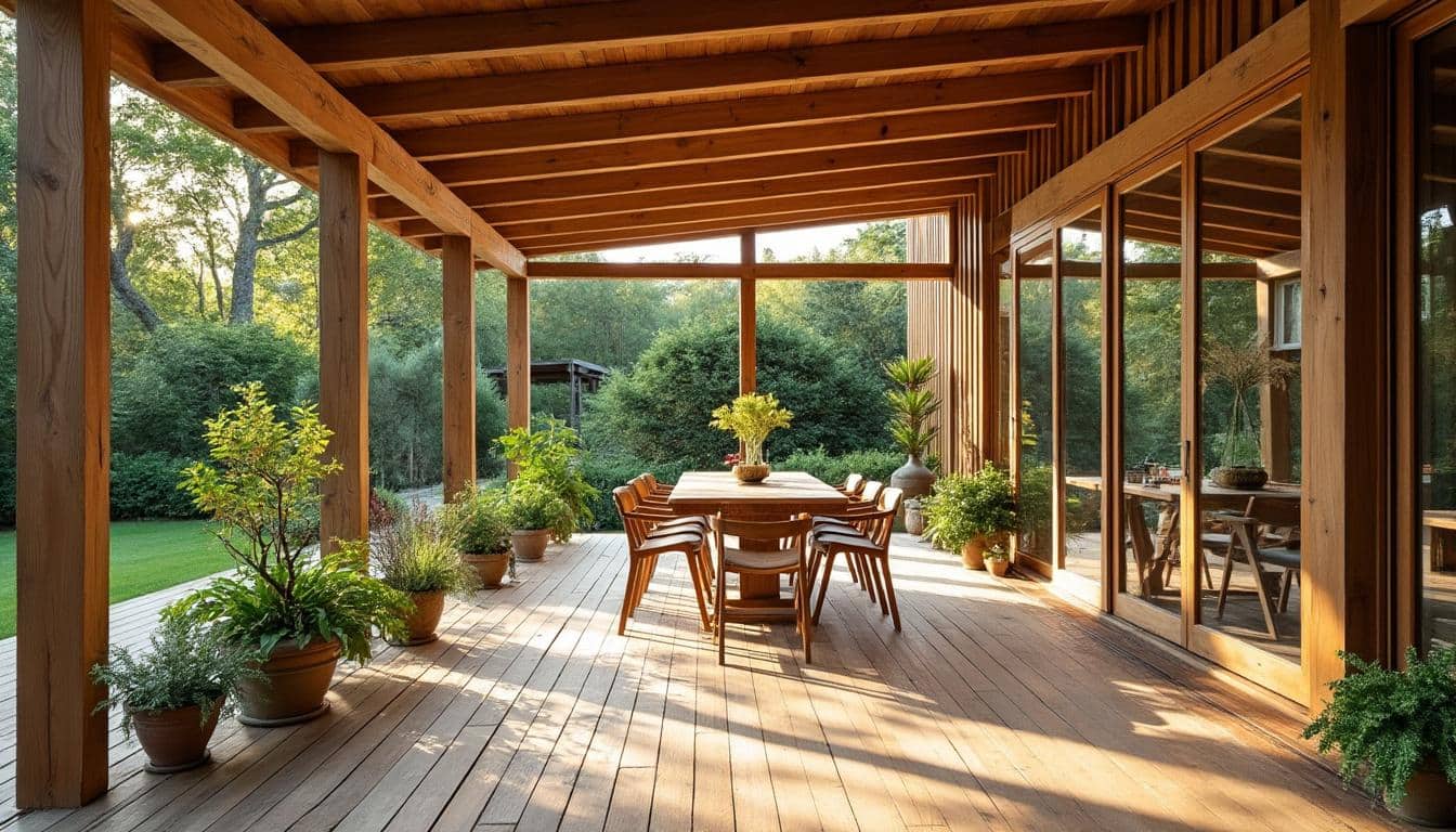 Illustration: Comprendre la véranda en bois : définition et caractéristiques essentielles