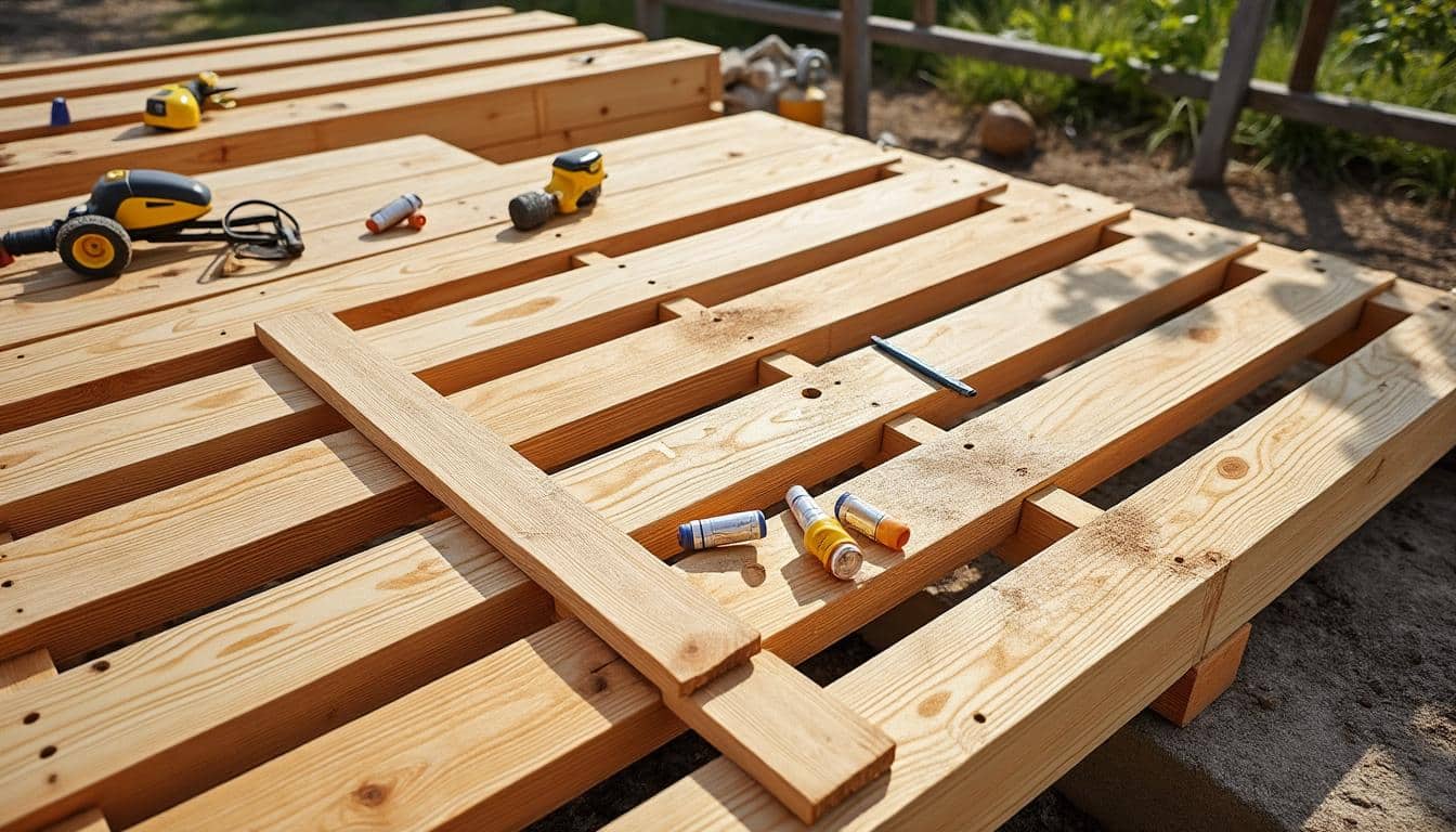 Espacement des lambourdes pour terrasse en bois : guide pratique