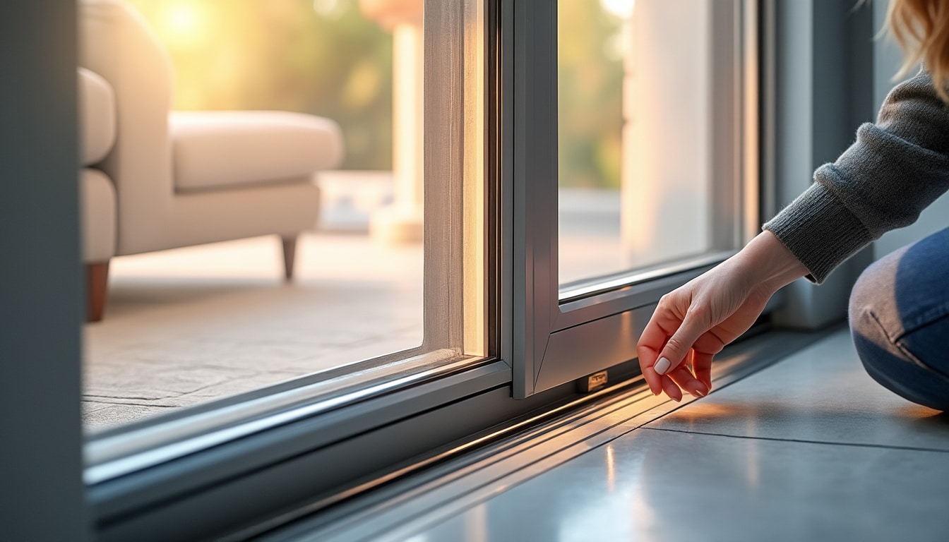 Illustration: Pourquoi l’air s’infiltre-t-il par une porte-fenêtre en PVC ?