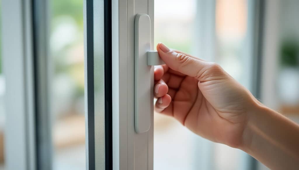 Réglage de la porte-fenêtre PVC pour éviter l’air qui passe facilement