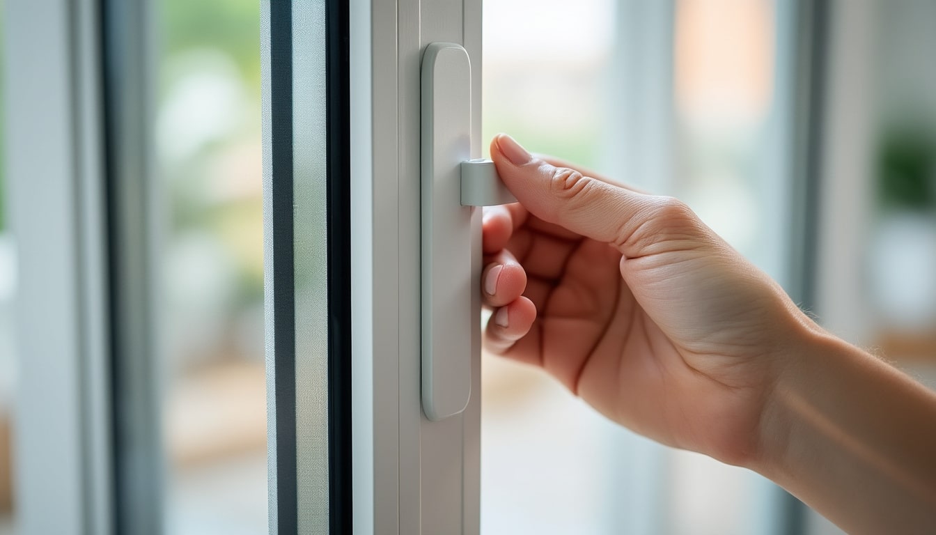 Réglage de la porte-fenêtre PVC pour éviter l’air qui passe facilement