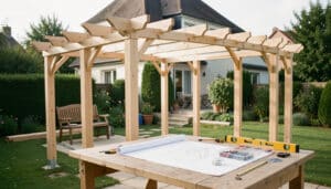 Plan gratuit pour construire une pergola en bois
