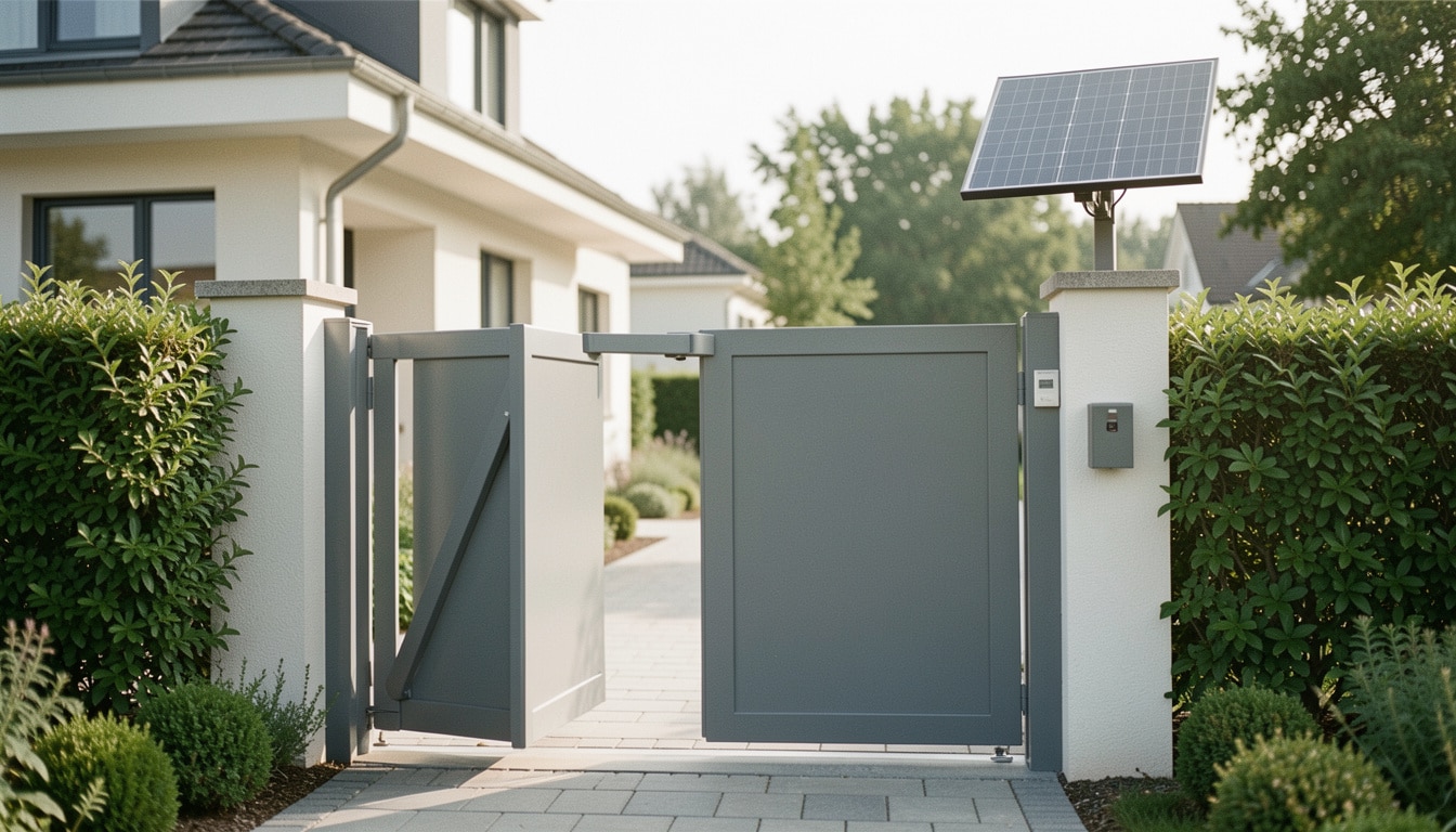 Portail à moteur solaire : fonctionnement et bon choix